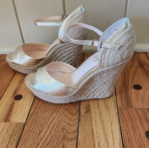 Seychelles wedges, 6.5 metallic gold